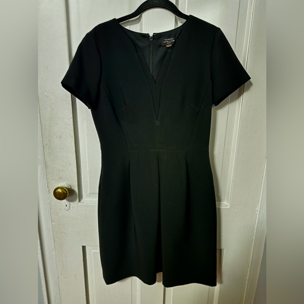 Black Tahari Sheath Dress